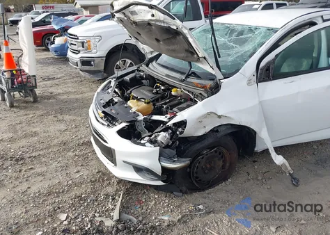 2017 Chevrolet Sonic Lt Auto из США, поврежденный, VIN 1G1JG6SH6H4163559